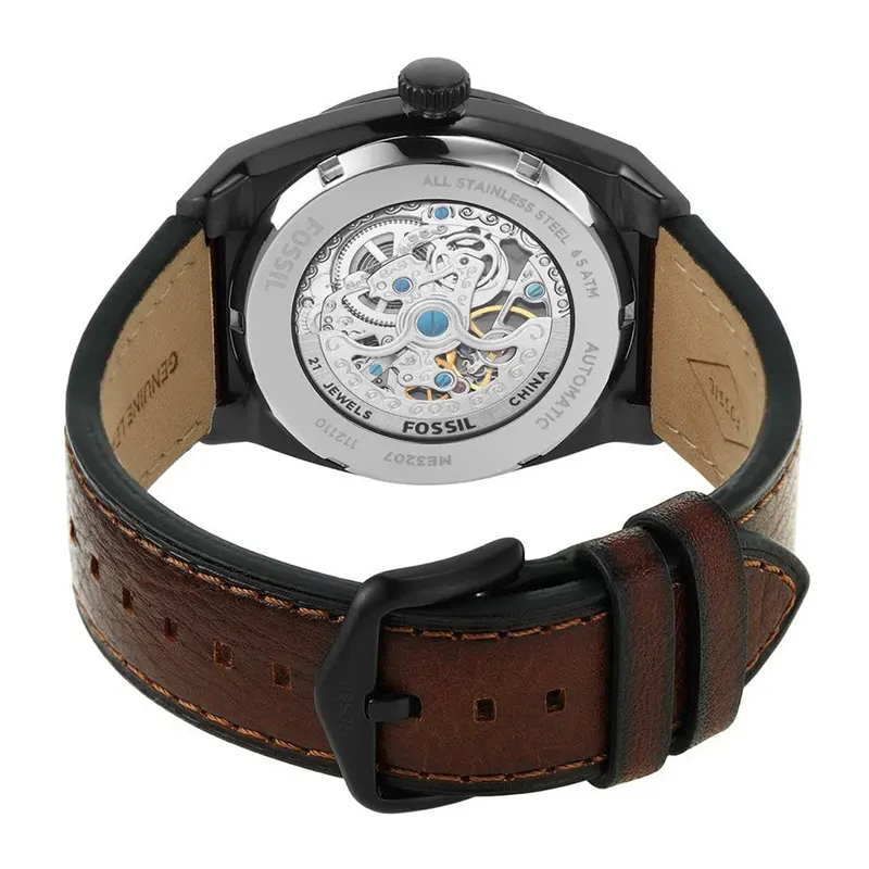 Fossil Everett Automatic LiteHide™ Leather Men's Watch | ME3207